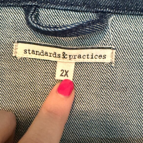 Long Sleeve Denim Jacket - NWOT - Picture 5 of 8